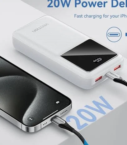 Lightwave 20000mAh B01 Mobile Power Bank – USB-C1 USB-C2 USB-A1 & USB-A2