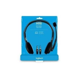 Logitech H110 Stereo Headset – Black