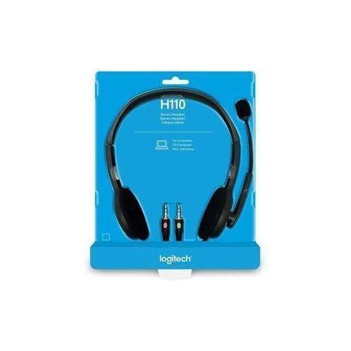 Logitech H110 Stereo Headset – Black