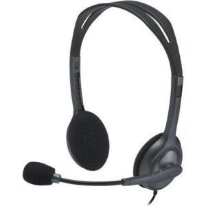 Logitech H111 Stereo Headset – Black (3.5mm Jack)