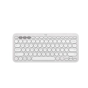 Logitech K380S Multi-Device Bluetooth Keyboard – Off White