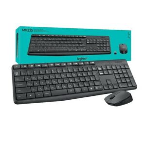 Logitech MK235 Wireless Keyboard + Mouse - Black