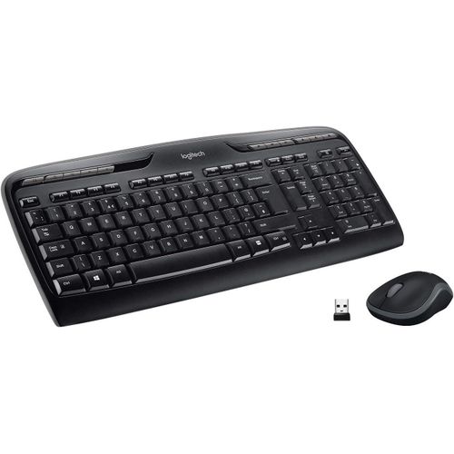 Logitech MK330 Wireless Keyboard & Mouse Combo - Black
