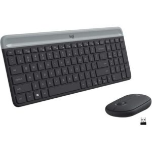 Logitech MK470 Slim Wireless Keyboard and Mouse Combo – Graphite