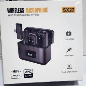 SX 22 Wireless Lavalier Microphone 1-in-2 with Display Compartment